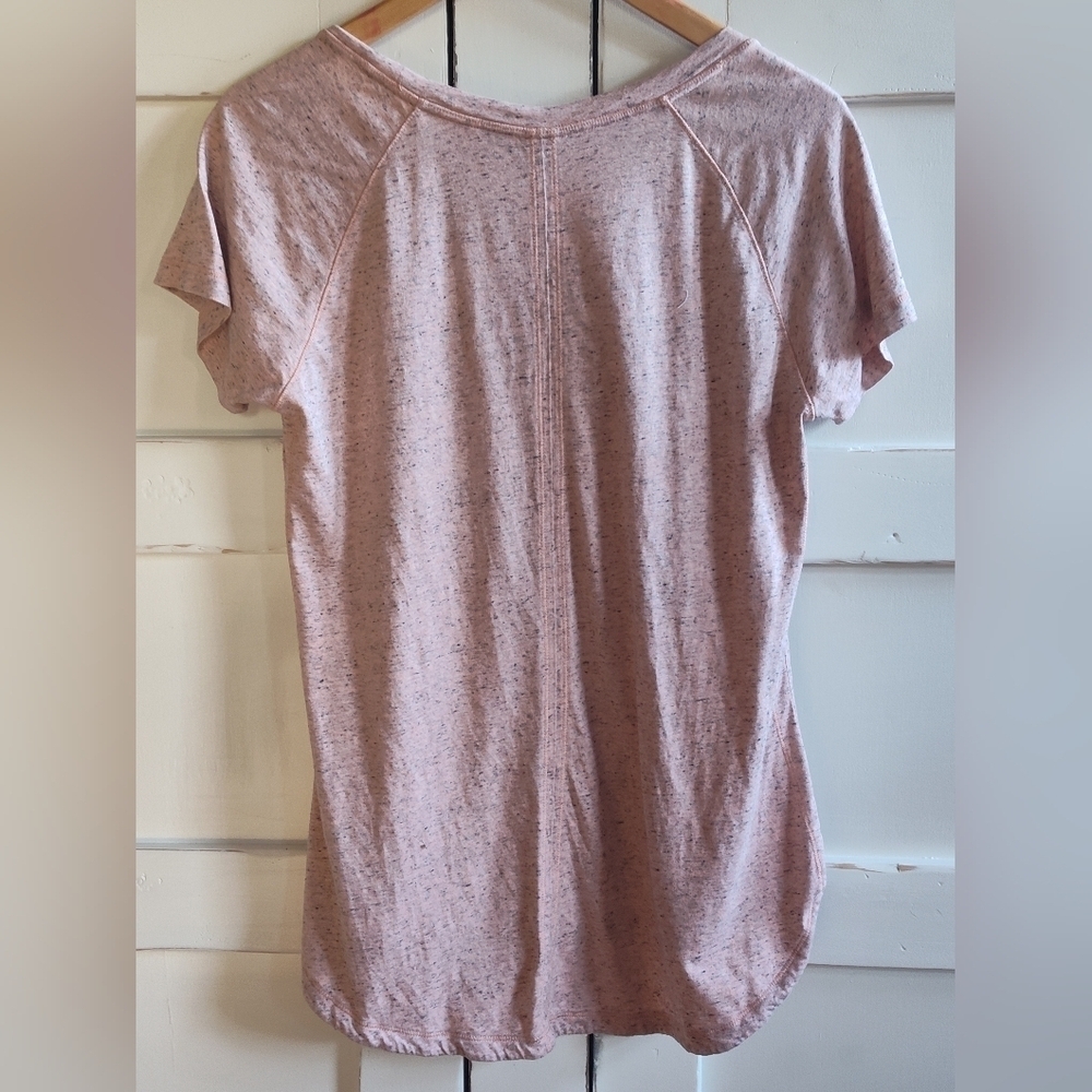 Calia By Carrie Underwood Women's Peach Pink Scoop Neck Top | XL - Picture 2 of 5